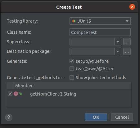 create test 2