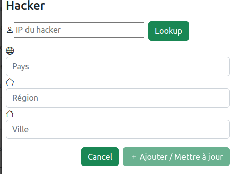 ui formulaire hacker