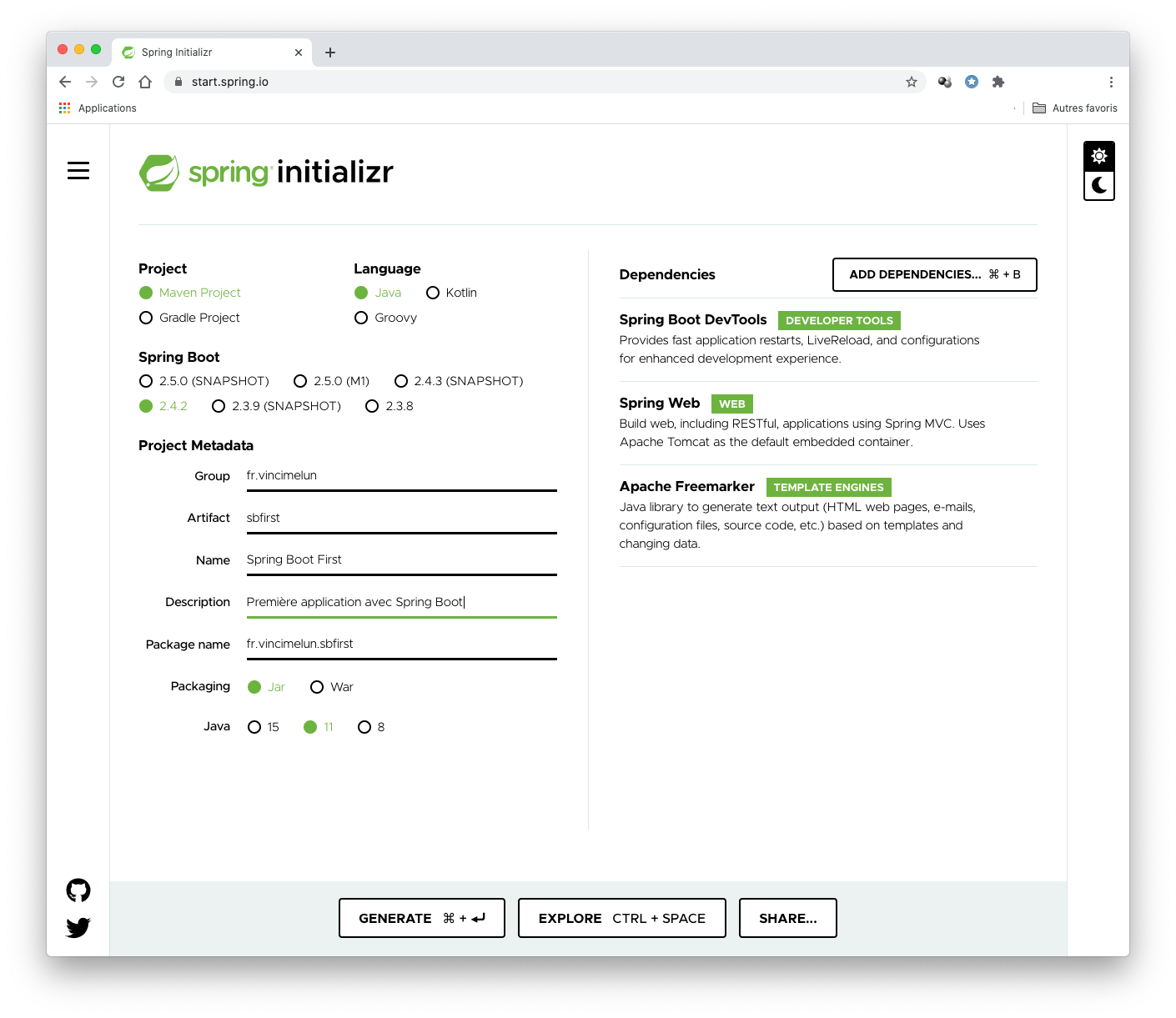 sbifirst.spring.io index